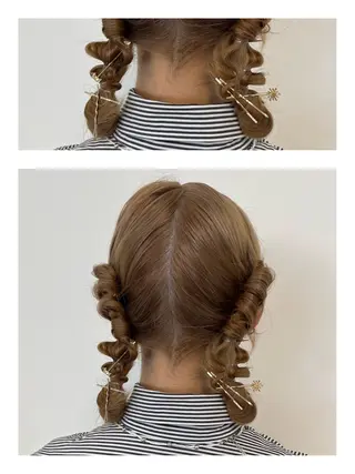 ミディアム カラー 透明感カラー🌼 沙奈のヘアスタイル