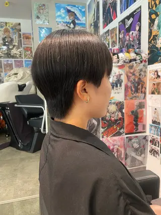 ショート 似合わせカット/ デザインカラー🦄のヘアスタイル