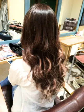 ショート ミディアム セミロング ロング カラー パーマ ヘアアレンジ バレイヤージュ/ 髪質改善/渡邉悟🌱のヘアスタイル