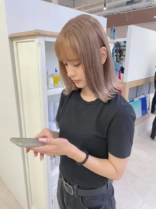 カラー 💫熊本上通り💫 田口 紗羅のヘアスタイル