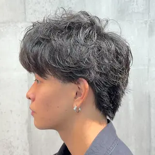 ショート パーマ ヘアアレンジ メンズ MENIN メンズ サロン　望月　涼太のヘアスタイル