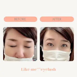 アイブロウ Like me*** eyelashのマツエク・マツパデザイン