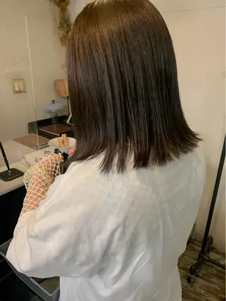 ミディアム ボブ/顔まわりカット 💫大澤奈緒美のヘアスタイル