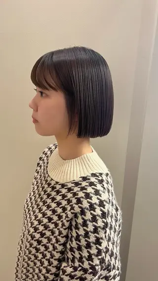 ショート 【美ボブ.艶カラー. 梅田茶屋町】midoのヘアスタイル