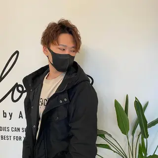 ショート glowm店長 加藤翔太のヘアスタイル