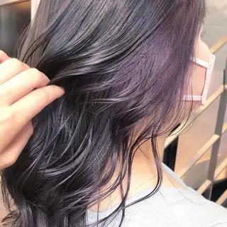 セミロング カラー パーマ ヘアアレンジ メンズ キッズ stylist 🌸 kana.のヘアスタイル