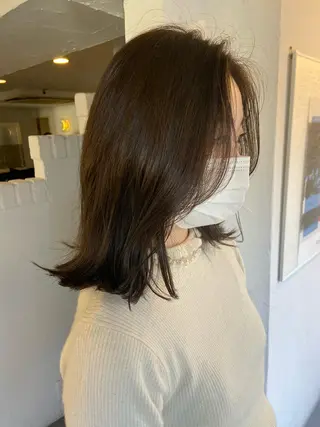 ミディアム カラー ヘアアレンジ 眠れるヘッドスパ✨ chacoのヘアスタイル
