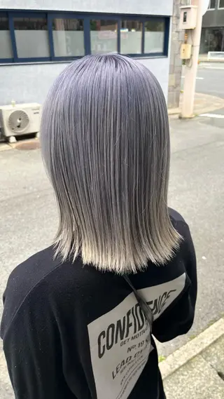 ミディアム カラー 安藤 誠斗のヘアスタイル