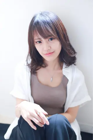 ミディアム 【ショート/ボブ 丸みショート】深萱のヘアスタイル