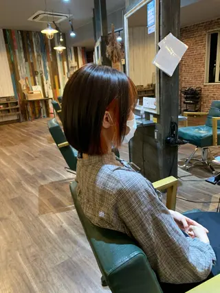 ショート カラー 河村 健太のヘアスタイル