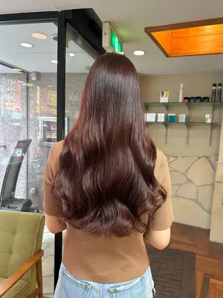 ロング カラー 矢野 晃平のヘアスタイル