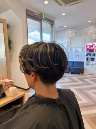 ミディアム ✨髪質改善/ブリーチ /レイヤー/山下竣介のヘアスタイル