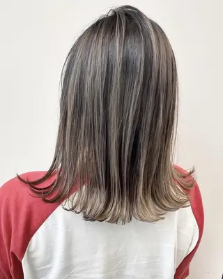 セミロング カラー パーマ ヘアアレンジ 似合わせ💖トレンド ✨TAKAMI😊のヘアスタイル