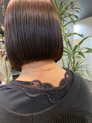 ショート 髪質改善・縮毛・ 艶髪カラー　Maruのヘアスタイル