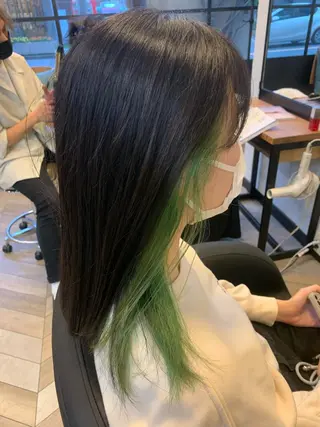 セミロング カラー est hair Ameri 松戸西口店所属・est  店長 ✂︎高橋✂︎のヘアスタイル