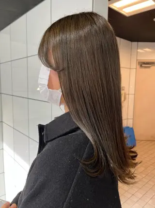 カラー カットパーマ 🌀あさみのヘアスタイル