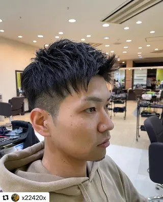 ショート カラー パーマ メンズ 🩷Eny terrace🩷のヘアスタイル