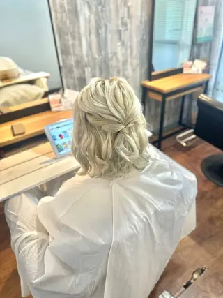 ショート ヘアアレンジ Luzir⭐︎ GEN⭐︎のヘアスタイル