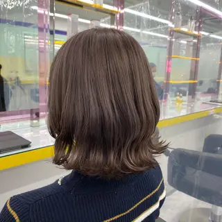 ミディアム カラー ヘアアレンジ mai🍑暖色カラー /レイヤー💖のヘアスタイル