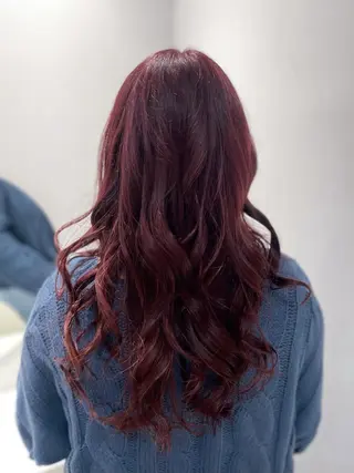ロング カラー 佐野 えり奈のヘアスタイル