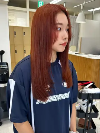 ロング カラー 🪭risa 暖色/レイヤー🪭のヘアスタイル