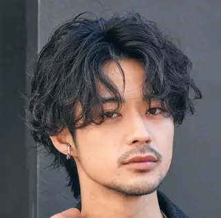 パーマ メンズ 仙台波巻きパーマ/ fifth/遠藤楓雅のヘアスタイル