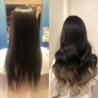 ロング カラー 🧡艶髪ちゅるん髪 🫧🧡YUKI❄️のヘアスタイル