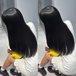 ロング 今話題の艶髪矯正 美艶カラー/FUKAのヘアスタイル