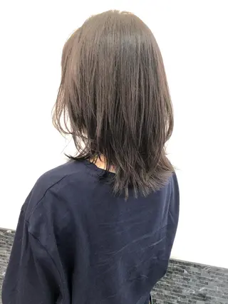 ミディアム カラー 似合わせレイヤー 🇰🇷荒木洋文のヘアスタイル