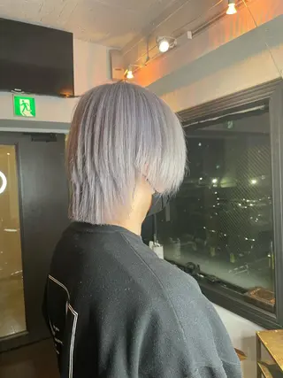 ショート メンズ 安田和洋 ブリーチカラー特化のヘアスタイル