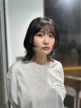 セミロング なりた るいのヘアスタイル