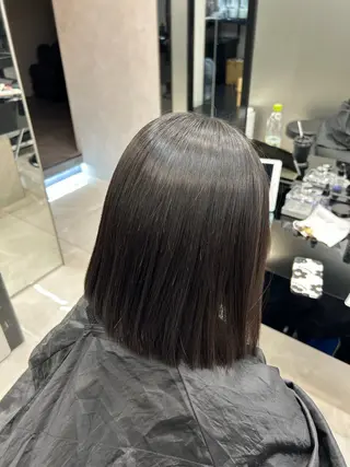 HARUKI MINATO JAPAN 仙台所属・💜ひな💜縮毛矯正 /透明感/韓国ヘアのヘアスタイル