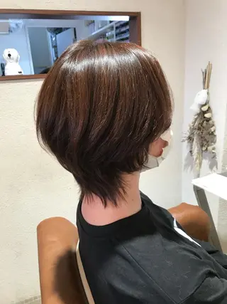 ミディアム 山本 大智のヘアスタイル