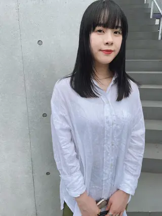 ミディアム カラー センスをお届けします 大谷将生infpのヘアスタイル