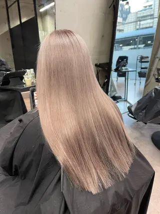 ロング カラー 髪質改善/堀江 ケアカラーtoshiのヘアスタイル