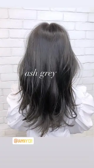 セミロング カラーアンドケアリタ kitamuuuのヘアスタイル