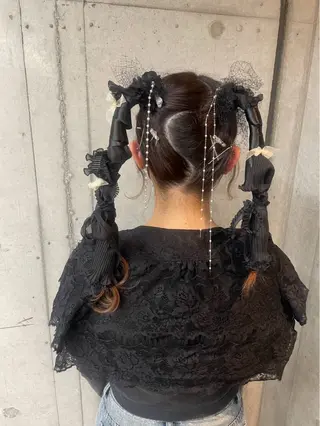 ロング ヘアアレンジ 美髪× ヘアセット✨Araiのヘアスタイル