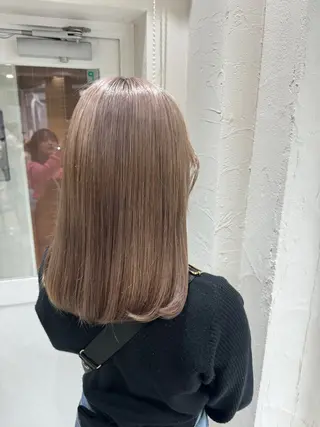 ミディアム 神谷 亜結美のヘアスタイル