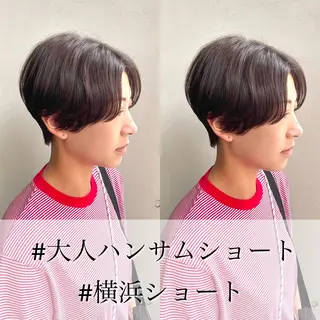 ショート カラー ショート/ボブ/ 透明感カラー/ほのかのヘアスタイル