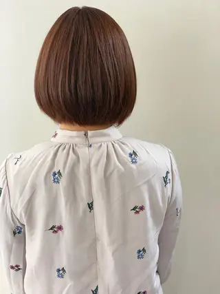 ショート カラー パーマ 松川 智行のヘアスタイル