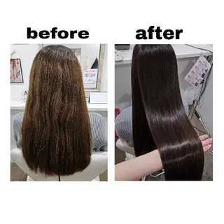 ロング パーマ カラー 髪質改善サロン🍃 AIRI のヘアスタイル