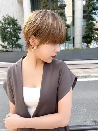 ショート カラー か ほのヘアスタイル