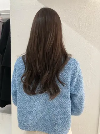 ロング カラー お洒落ベージュ🤎 代官山shibukiのヘアスタイル