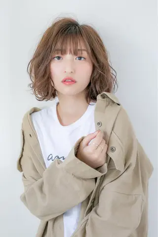 ミディアム 髪質改善レイヤー/ ボブたんの翔太のヘアスタイル