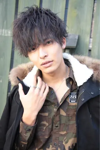 パーマ メンズ ✨上品レディーなヘア スタイルへ✨髙木諒也のヘアスタイル