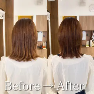 ミディアム 髪質改善特化 安東駿介のヘアスタイル
