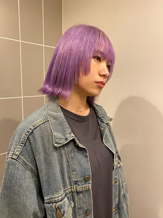 ミディアム カラー メンズパーマ💈藤田 晃志のヘアスタイル