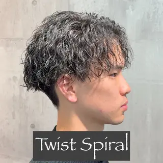 ミディアム パーマ ヘアアレンジ メンズ MENIN メンズ サロン　望月　涼太のヘアスタイル