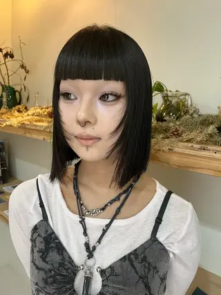 ミディアム 野口 凌のヘアスタイル