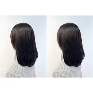 ミディアム はしもと あかりのヘアスタイル